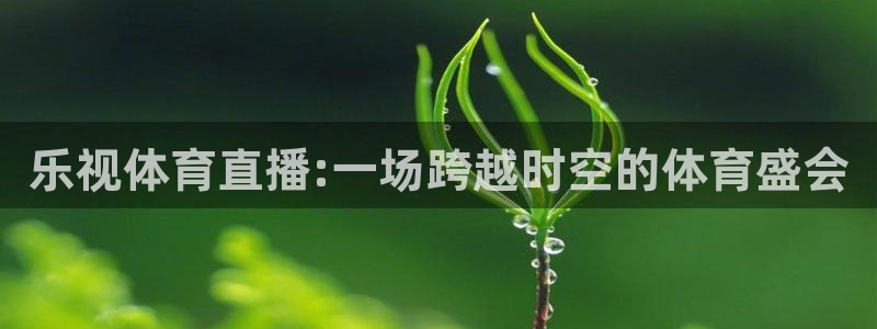 乐视体育直播:一场跨越时空的体育盛会